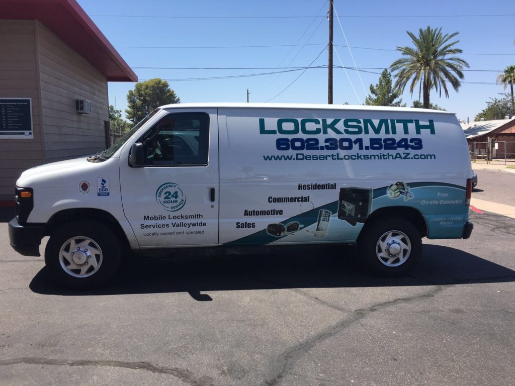 Image of the Desert Locksmith locksmith van
