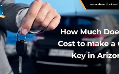 How much does it cost to make a car key in Arizona?