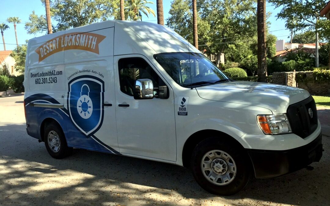 Desert Locksmith mobile locksmith van in Phoenix, AZ